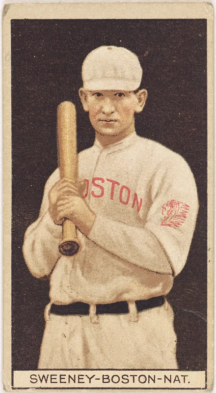 Front of Bill Sweeney card, 1912 T207 Brown Background, catalog no. 181
