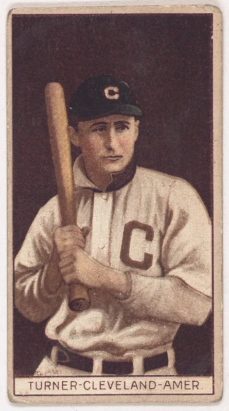 Front of Terry Turner card, 1912 T207 Brown Background, catalog no. 186
