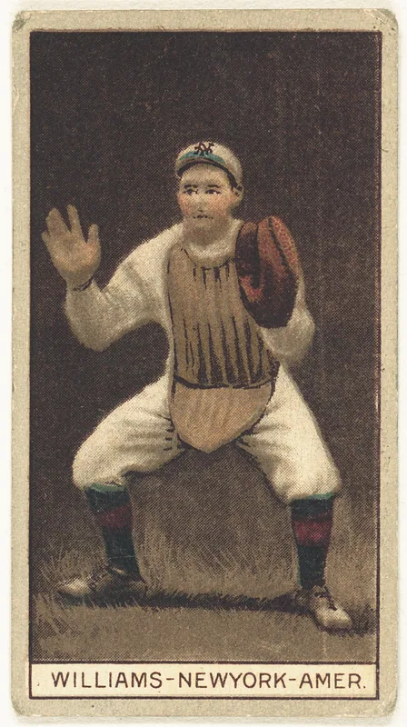 Front of Bob Williams card, 1912 T207 Brown Background, catalog no. 197