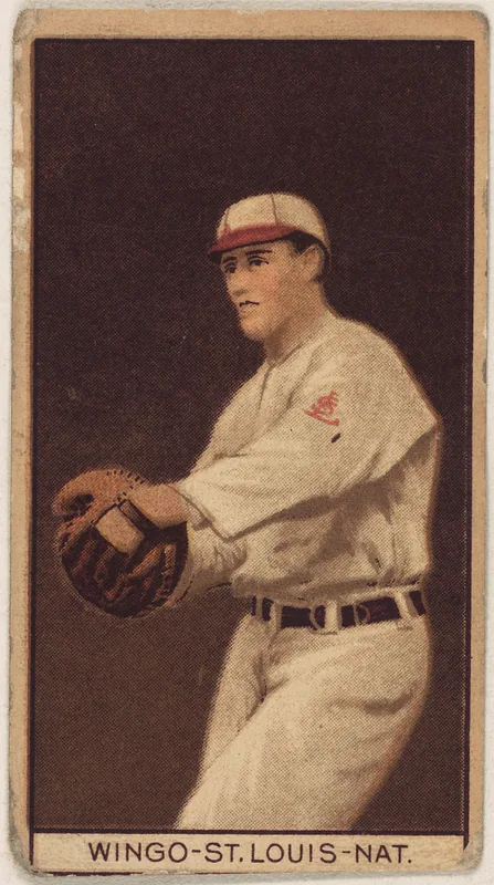 Front of Ivey Wingo card, 1912 T207 Brown Background, catalog no. 201