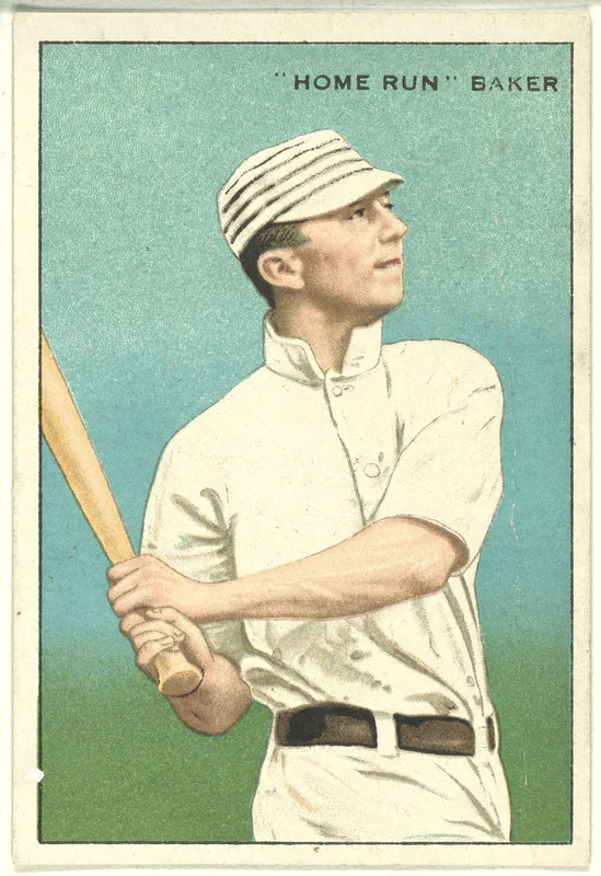 Front of Frank Baker card, 1912 T227 Series of Champions, catalog no. 1