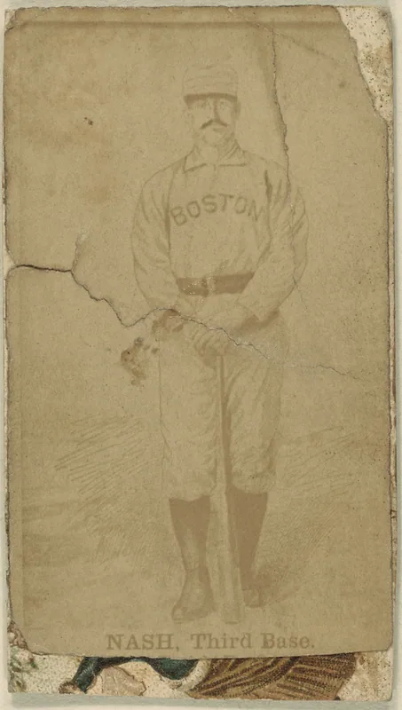 Front of Billy Nash card, 1888 N403 Yum Yum, catalog no. 44