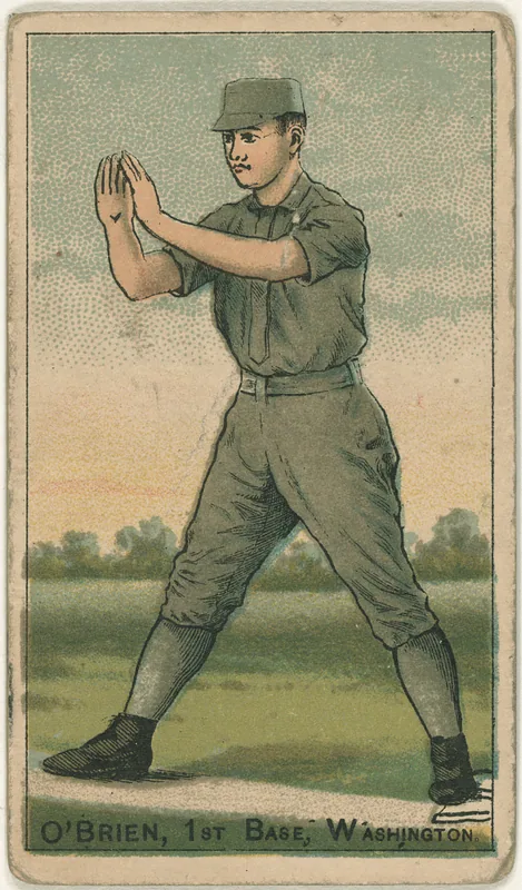 Front of Billy O'Brien card, 1887 N284 Gold Coin, catalog no. 99