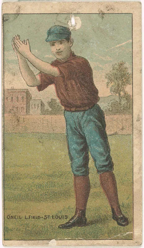 Front of Tip O'Neill card, 1887 N284 Gold Coin, catalog no. 100