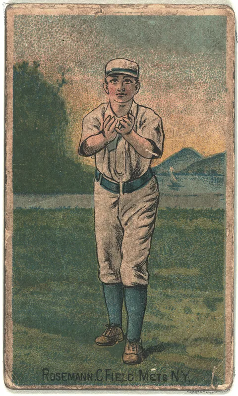 Front of Chief Roseman card, 1887 N284 Gold Coin, catalog no. 118