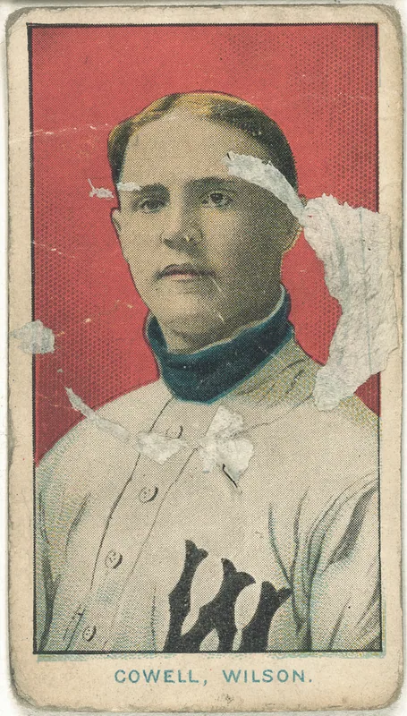 Front of John Cowell card, 1910 T209 Contentnea, catalog no. 5