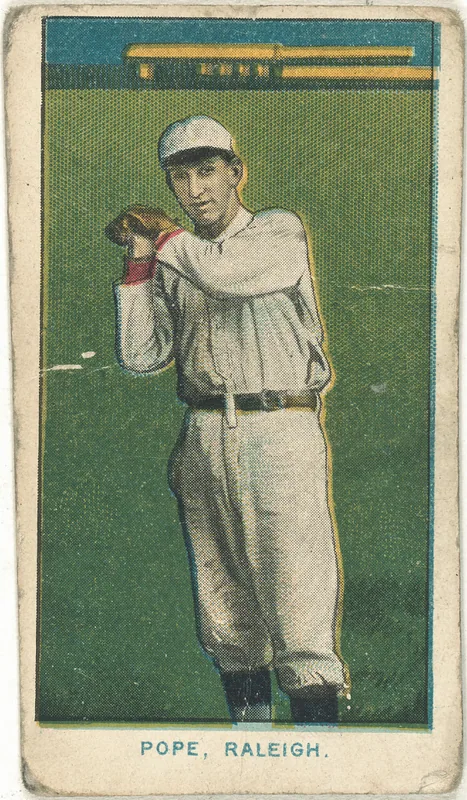 Front of Ashley Pope card, 1910 T209 Contentnea, catalog no. 13