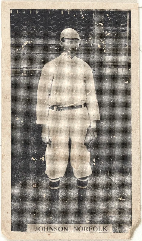 Front of Harry Johnson card, 1910 T209 Contentnea, catalog no. 121