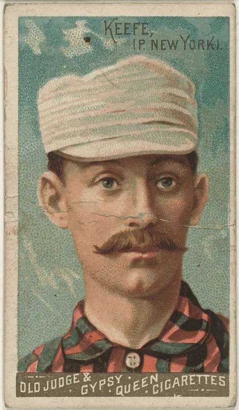 Front of Tim Keefe card, 1888 N162 Goodwin Champions, catalog no. 7