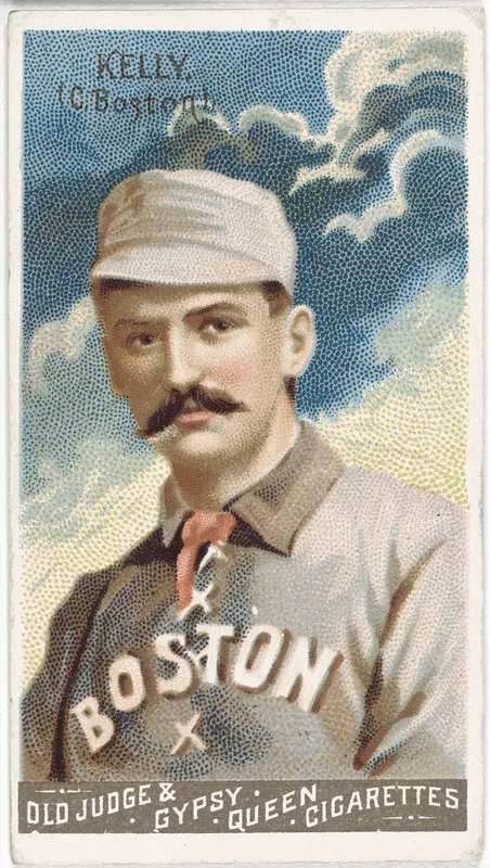 Front of King Kelly card, 1888 N162 Goodwin Champions, catalog no. 8