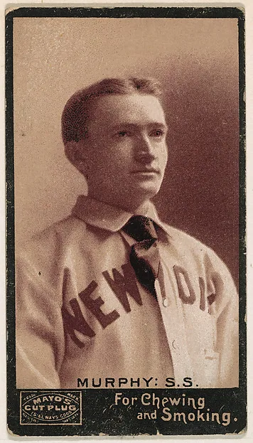 Front of Yale Murphy card, 1895 N300 Mayo's Cut Plug, catalog no. 34
